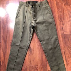 New Asos Design Men's Dress Pants in Khaki Green